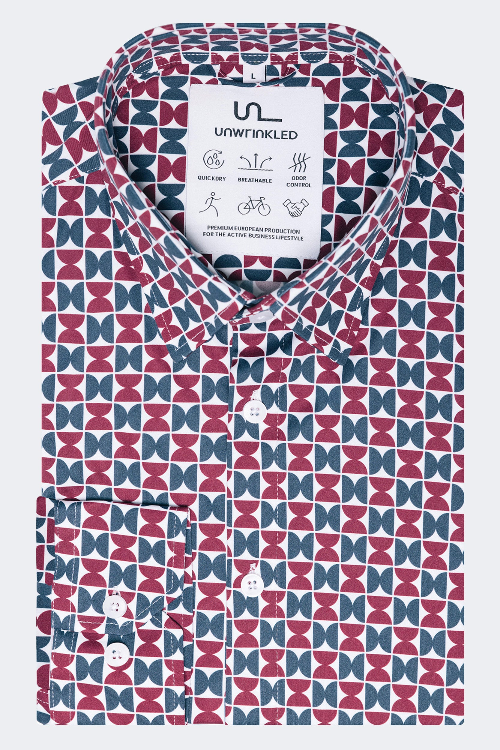 Geo Nordic Burgundy