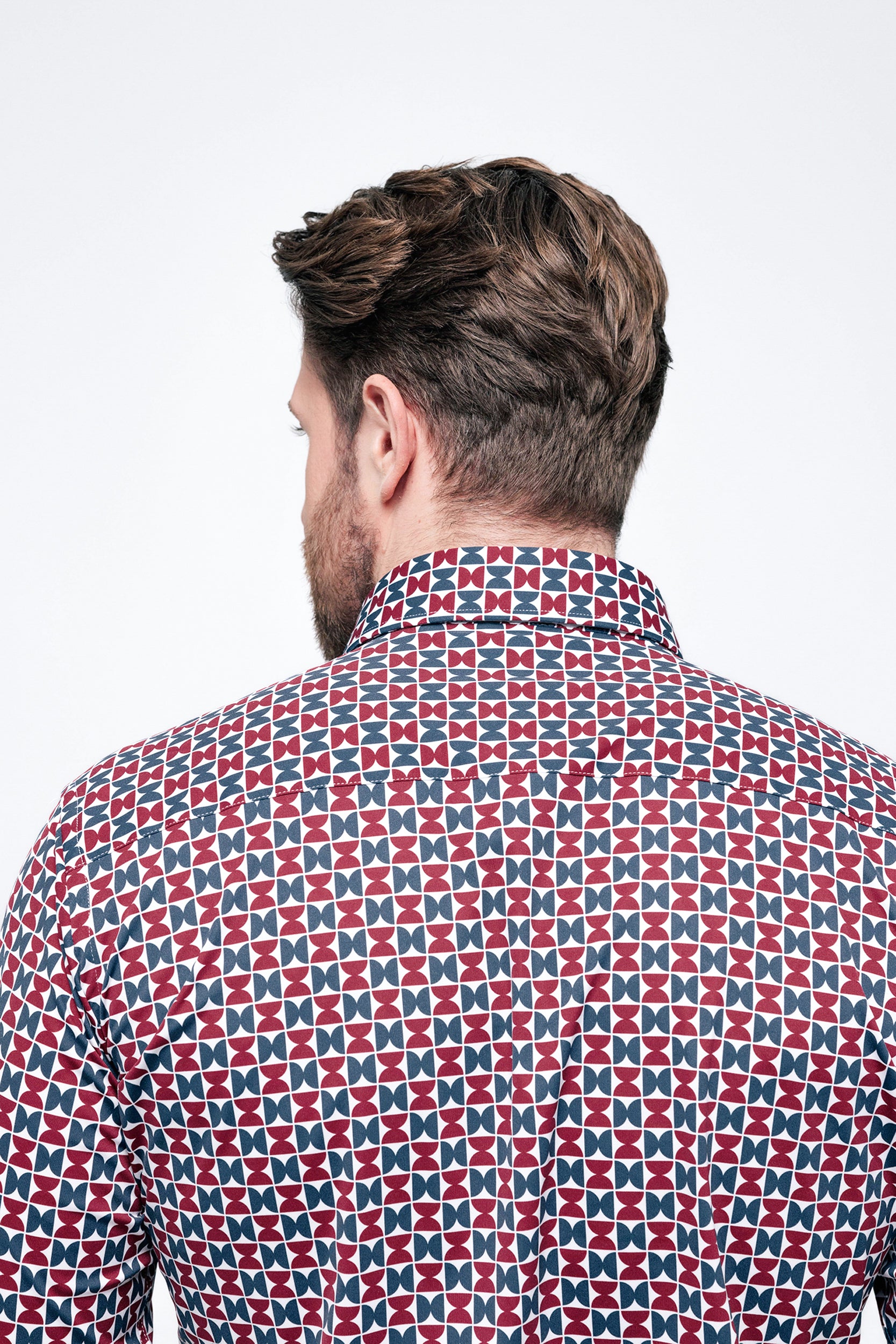 Geo Nordic Burgundy
