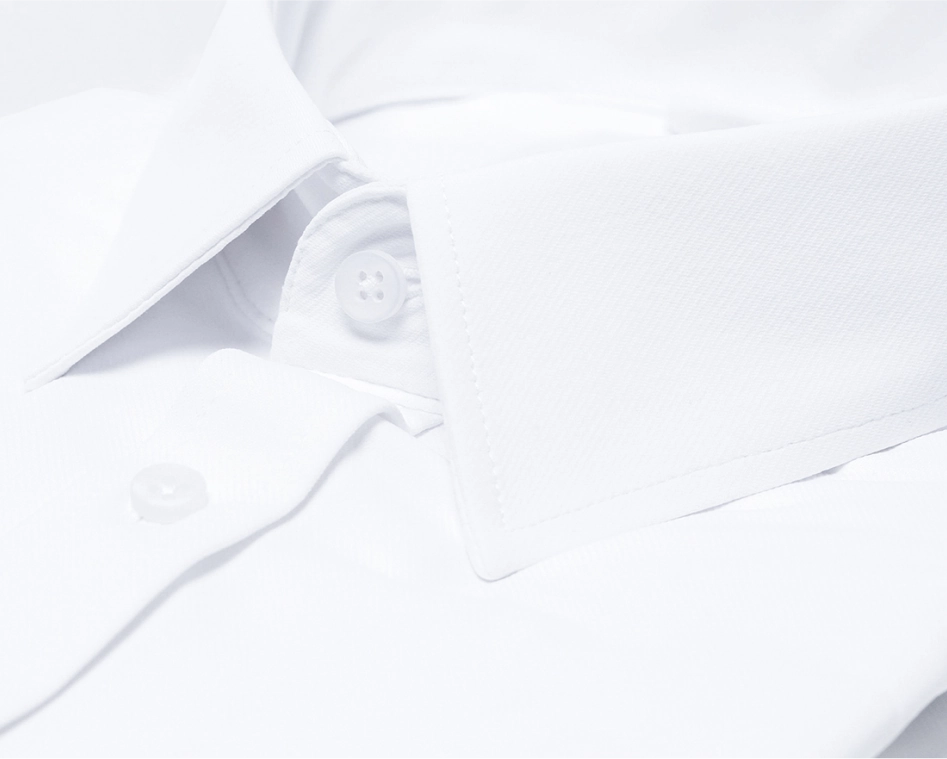 Snow white shirt collar