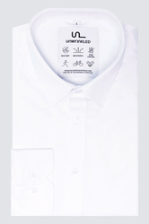 Men's performance white business shirt - NON-IRON - CONSTANT WHITE