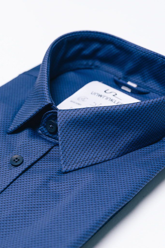 Men's functional business shirt navy blue - NEW OXFORD NAVY
