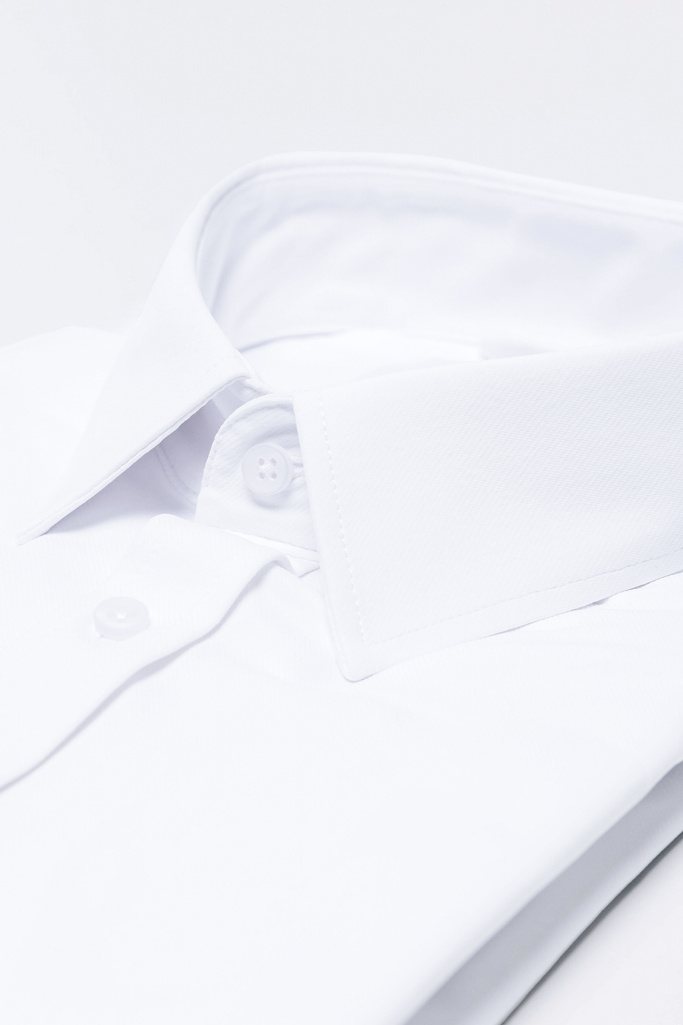 Men's functional white business shirt - CONSTANT WHITE
