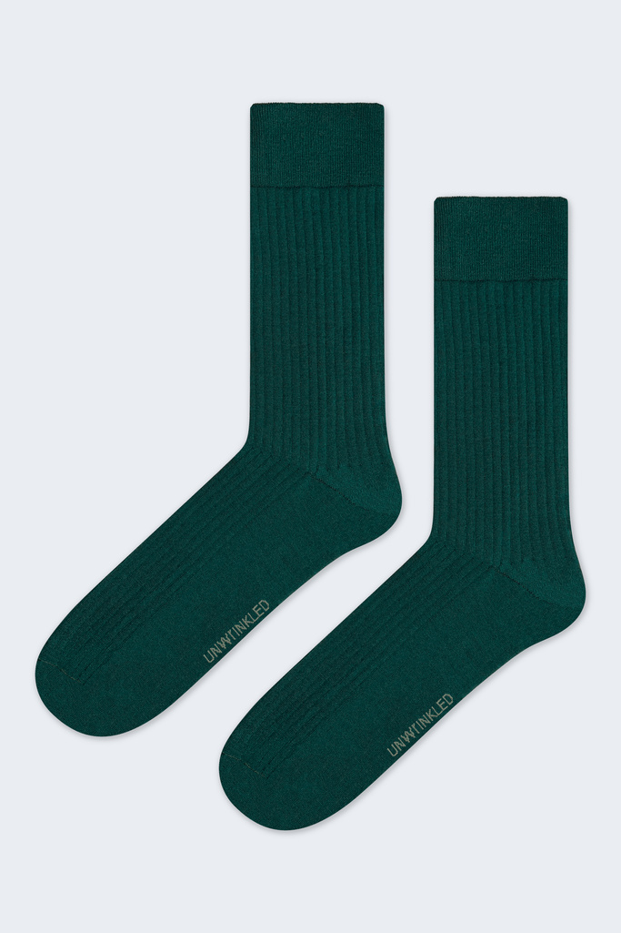 Eleganckie Skarpetki Wełna Merino - GREEN