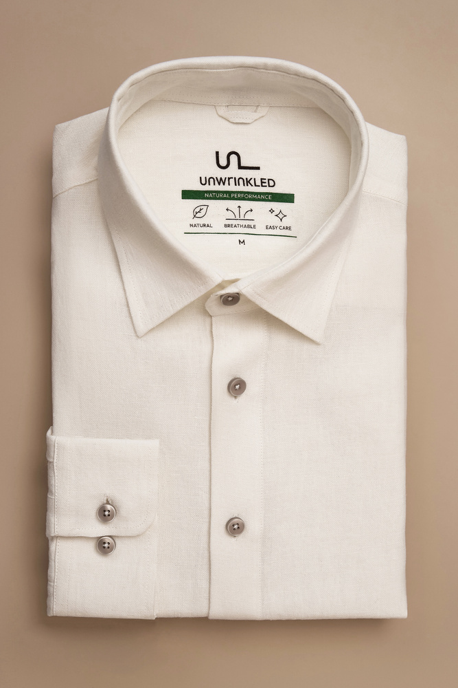 Men’s linen shirt Natural Performance – EASY-CARE – AIR LINEN