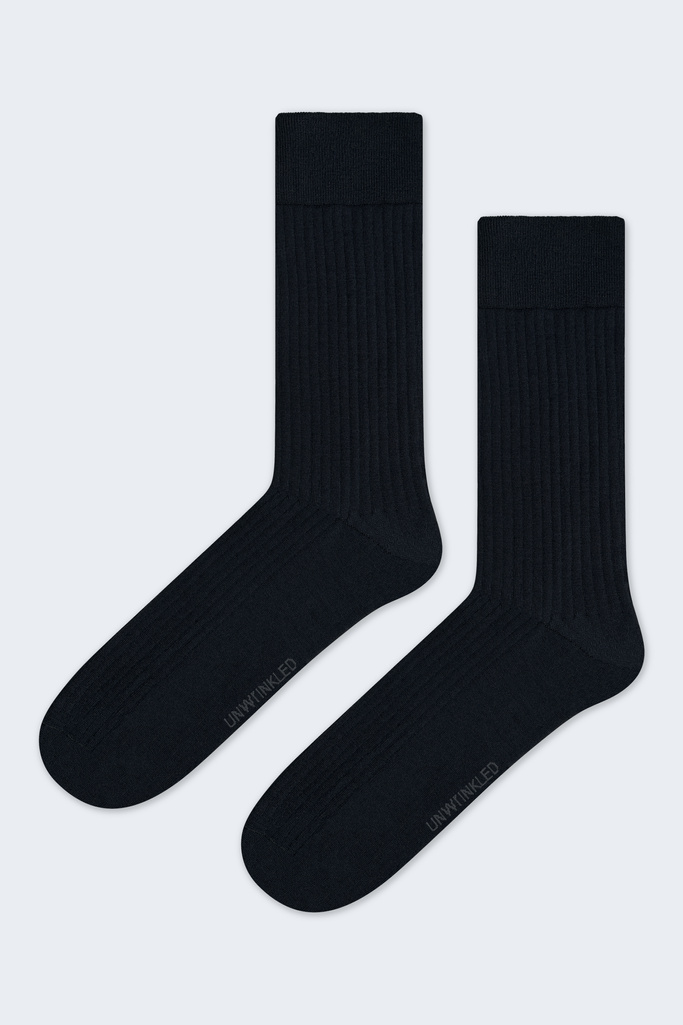 Eleganckie Skarpetki Wełna Merino - BLACK