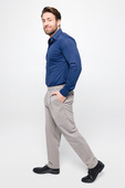 Men's functional business shirt navy blue - NEW OXFORD NAVY